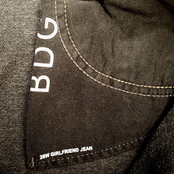 BDG Black Girlfriend Jean Women's Size 26 - Picture 8 of 10